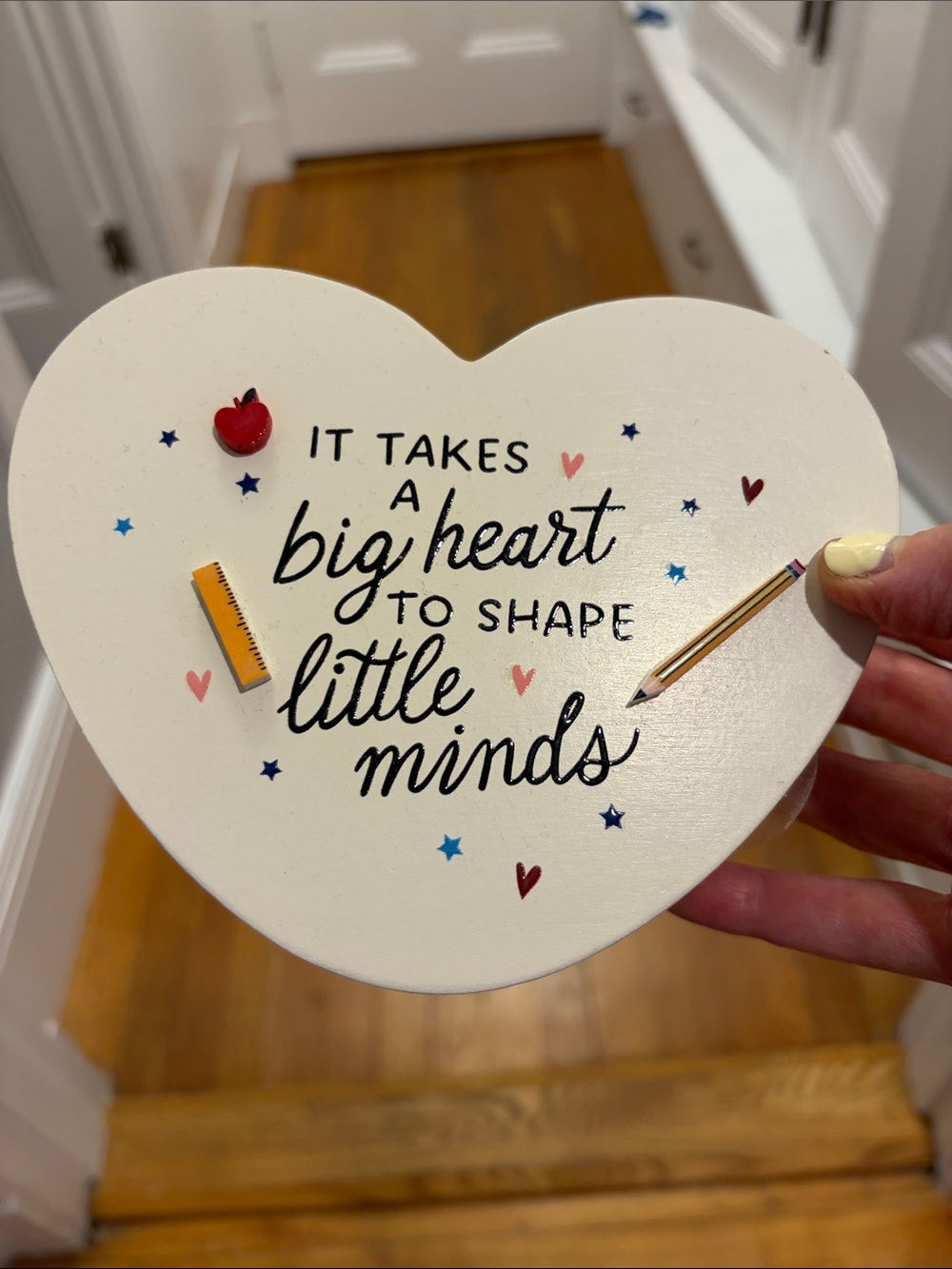 Teacher gift- note cards in wooden case